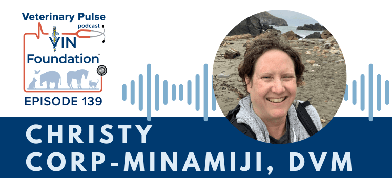 VIN Foundation | Supporting veterinarians to cultivate a healthy animal community | Nonprofit free veterinary resources | Blog | Veterinary Pulse Podcast | Veterinary Pulse Podcast with Dr. Christy Corp-Minamiji, DVM
