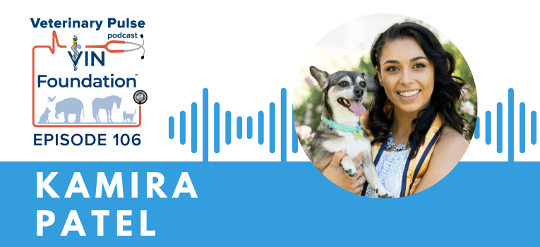 VIN Foundation | Supporting veterinarians to cultivate a healthy animal community | free resources veterinary students veterinarians | Blog | Veterinary Pulse Podcast | Veterinary Pulse Podcast with Dr. Kamira Patel