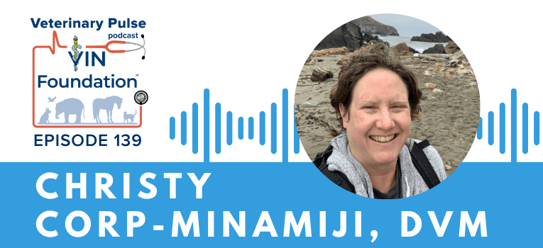 VIN Foundation | Supporting veterinarians to cultivate a healthy animal community | Nonprofit free veterinary resources | Blog | Veterinary Pulse Podcast | Veterinary Pulse Podcast with Dr. Christy Corp-Minamiji, DVM