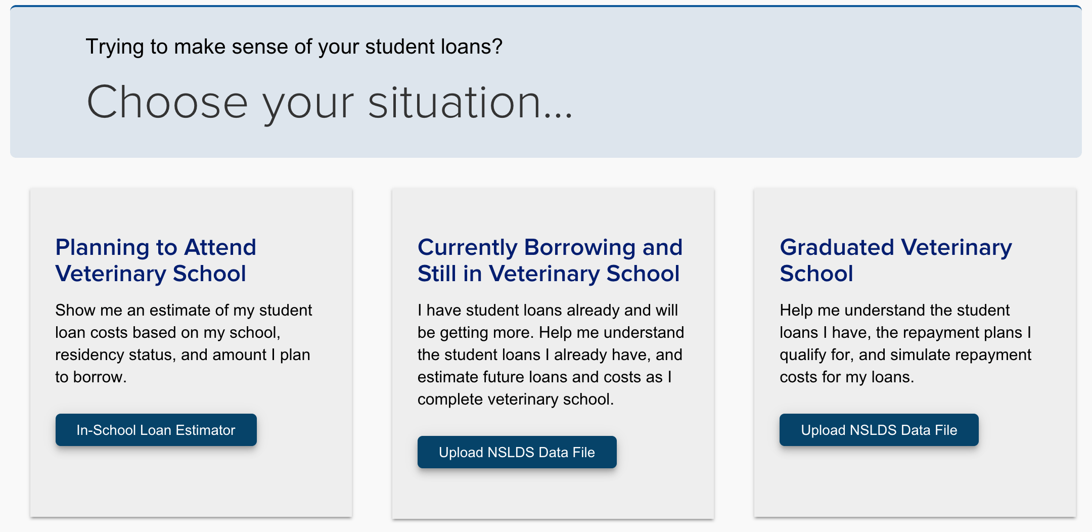 VIN Foundation | Supporting veterinarians to cultivate a healthy animal community | Blog | In-School Loan Estimator expands VIN Foundation Student Debt