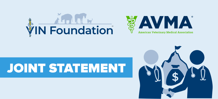 Blog | VIN Foundation | Supporting veterinarians to cultivate a healthy animal community | veterinary student loan information veterinary student debt information veterinary student debt news veterinary student debt podcast veterinary student debt blog | VIN Foundation and AVMA Student Loan consideration for class of 2026 joint statement